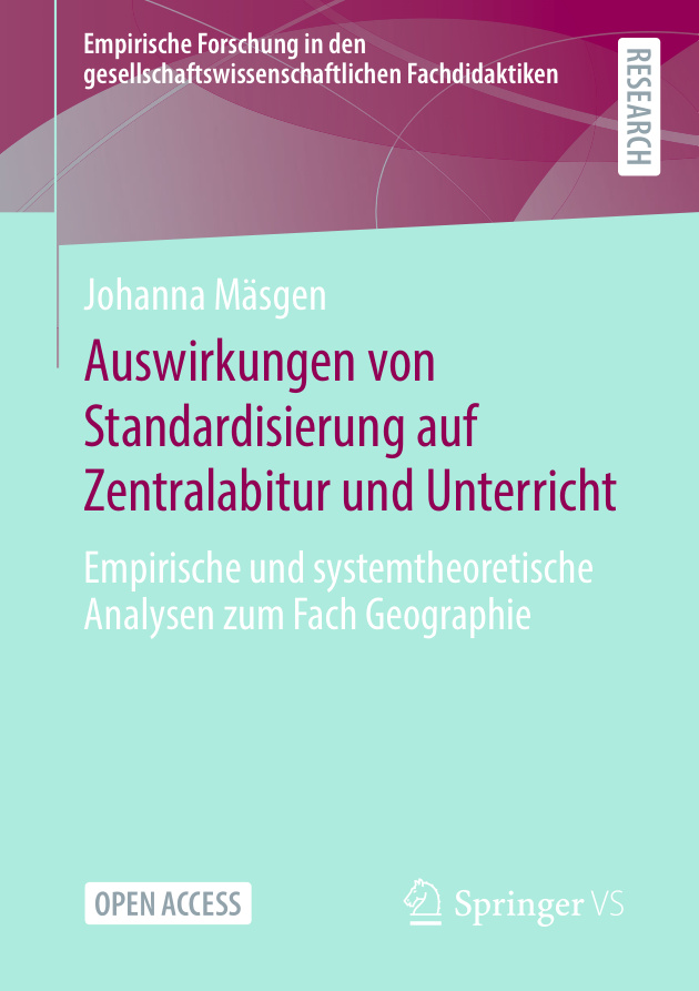 Auswirkungen von Standardisierung auf Zentralabitur und Unterricht German Edition Johanna Masgen Kitap Kapağı