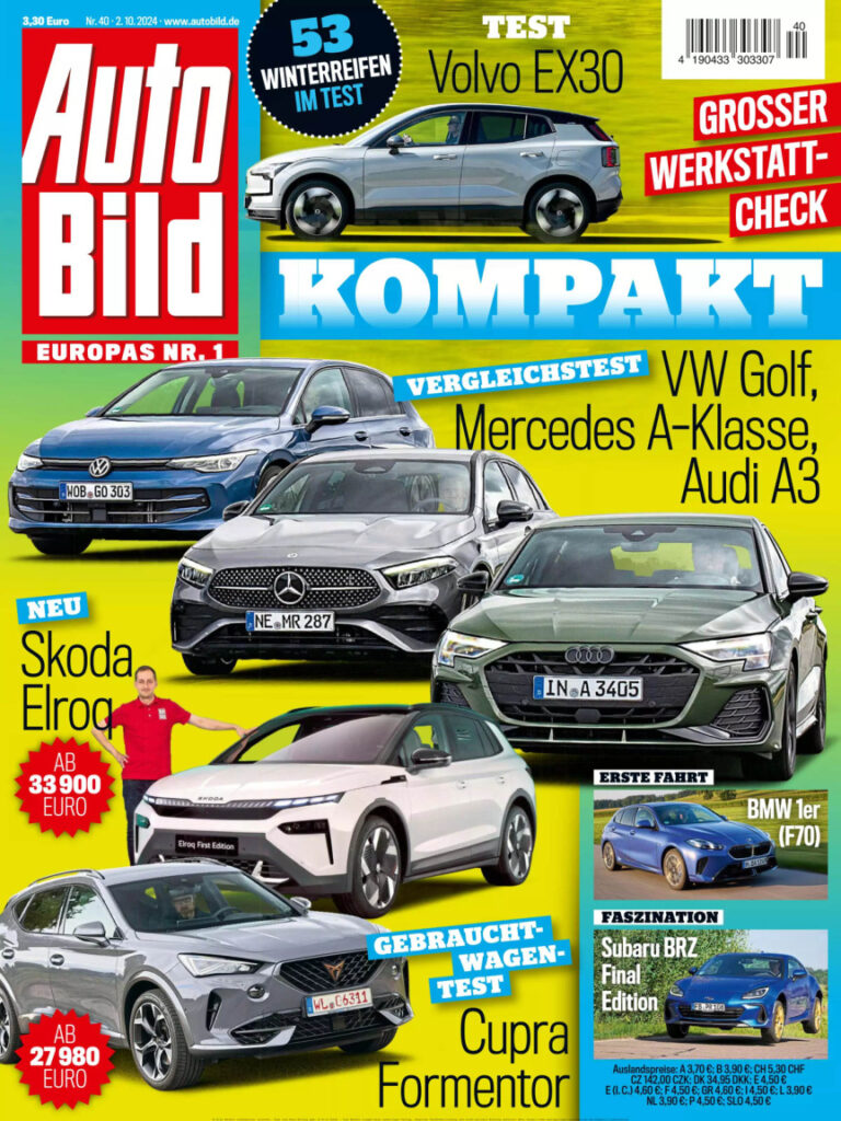 Auto Bild 2 October 2024 GER Auto Bild Kitap Kapağı