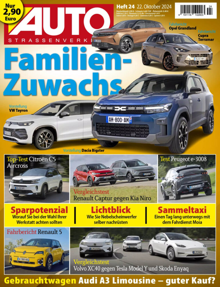 Auto Strassenverkehr 22 October 2024 GER Auto Strassenverkehr Kitap Kapağı