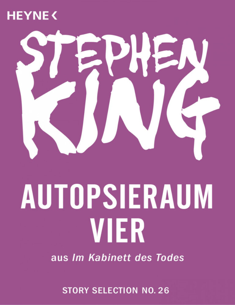 Autopsieraum vier Stephen King Kitap Kapağı
