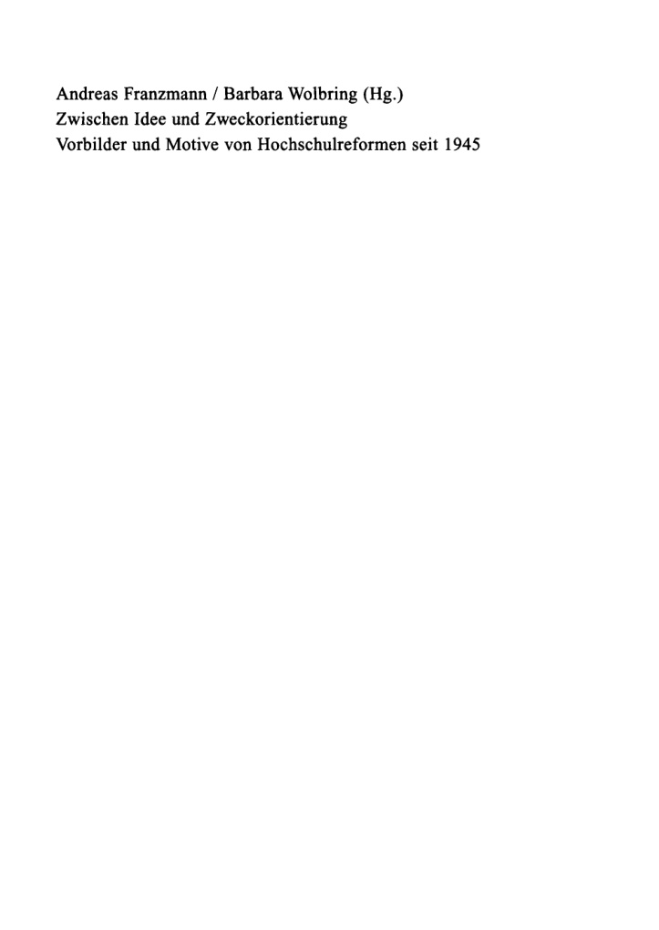BAND 21 Zwischen Idee und Zweckorientierung German Edition Barbara Wolbring Kitap Kapağı