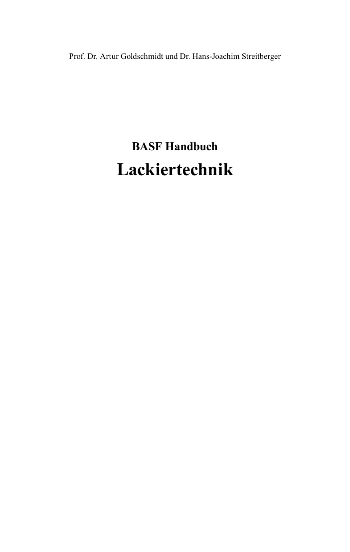 BASF Handbuch Lackiertechnik PDF Download