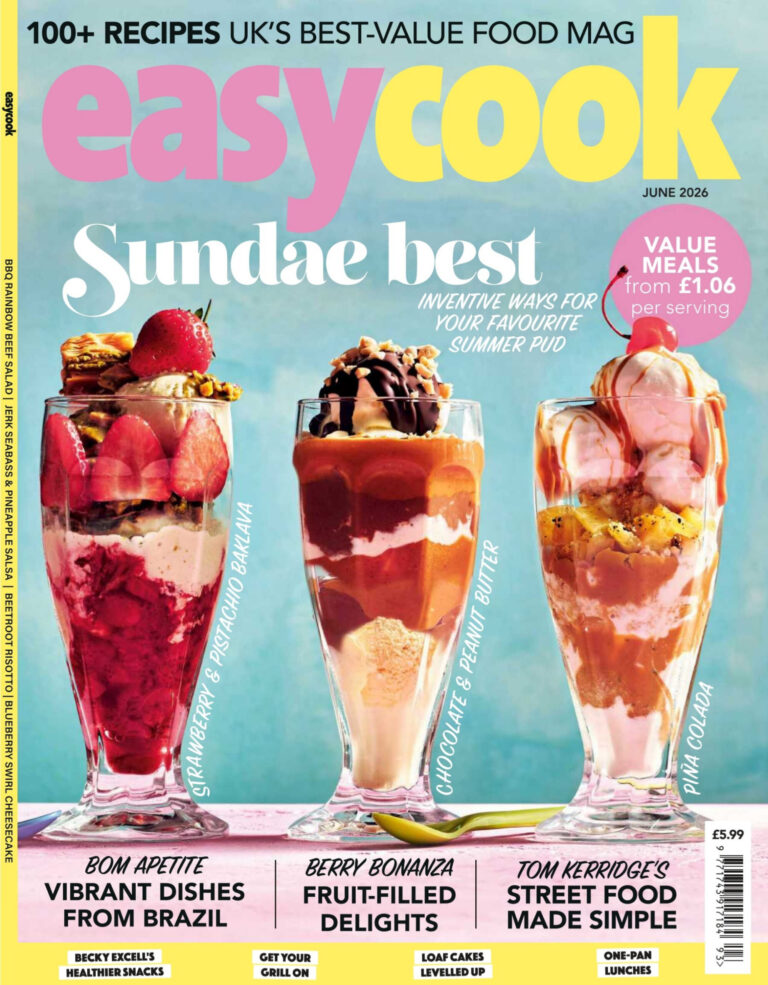 BBC Easy Cook UK June 2026 BBC Easy Cook UK Kitap Kapağı