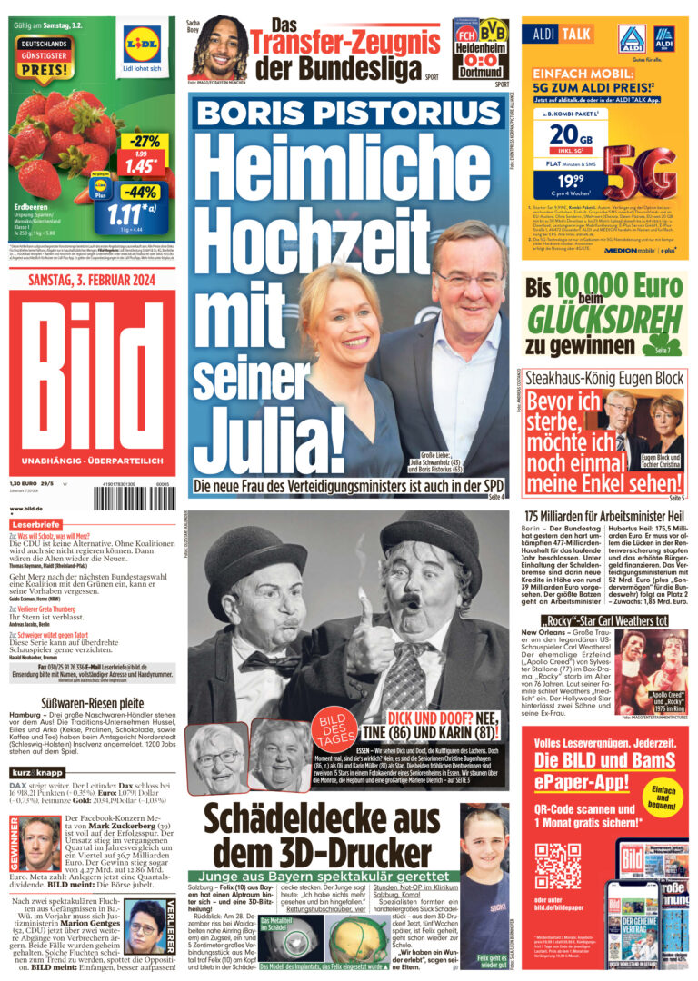 BILD – Februar 03 2024 PDF Download – BILD