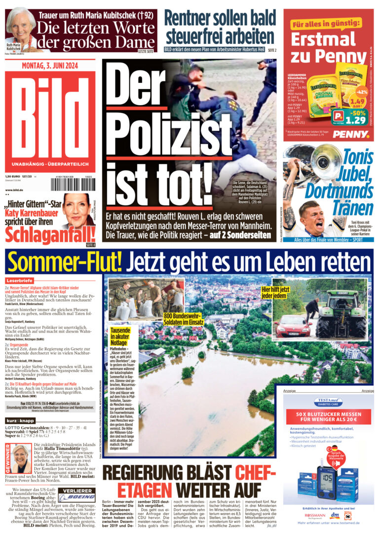 BILD Juni 03 2024 GER BILD Kitap Kapağı