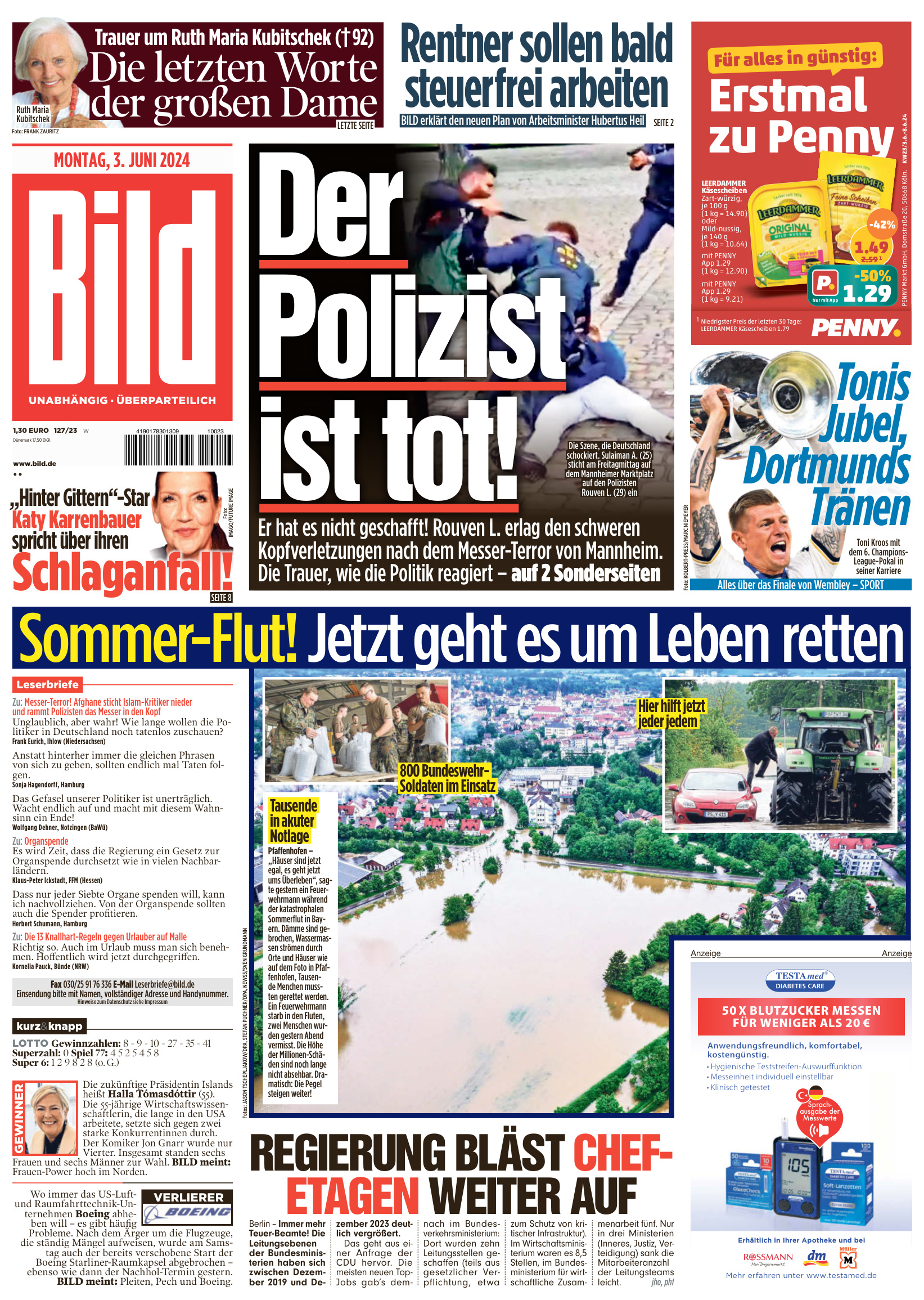 BILD - Juni 03, 2024 PDF Download