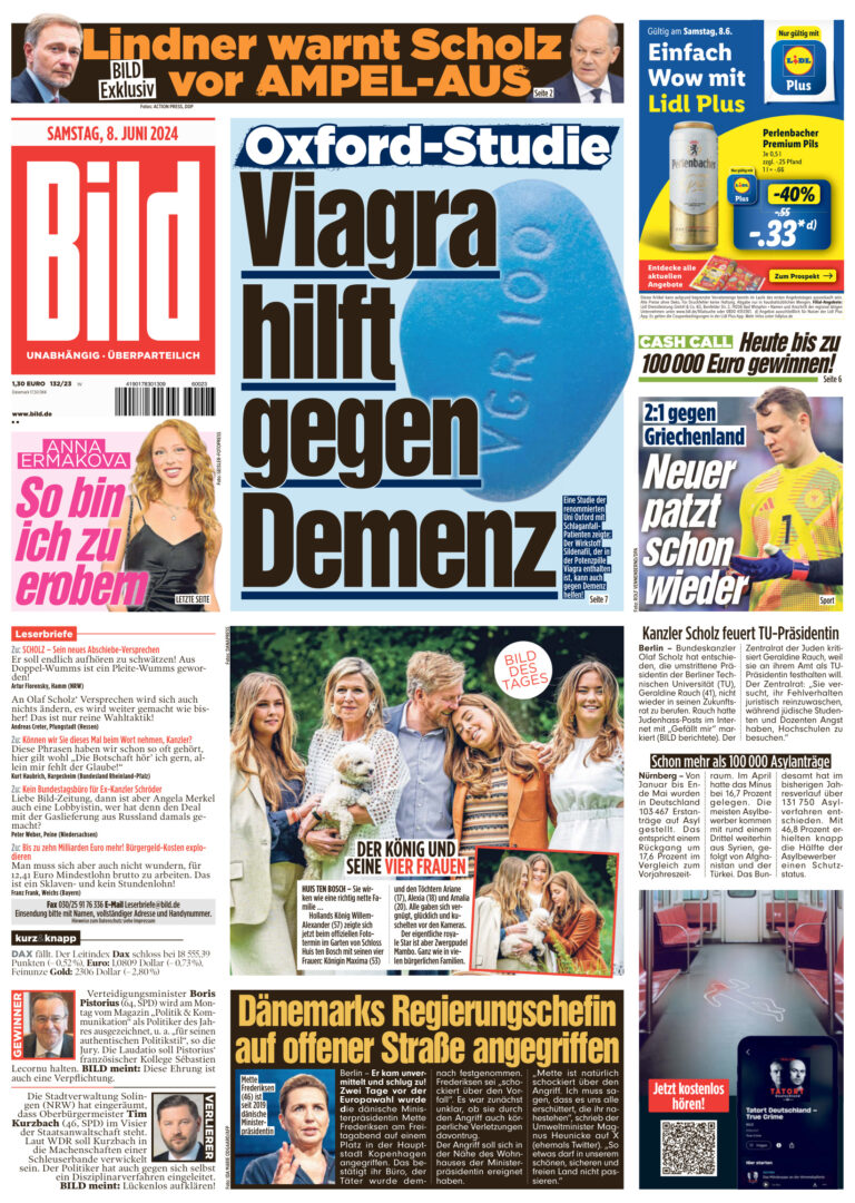 BILD Juni 08 2024 GER BILD Kitap Kapağı