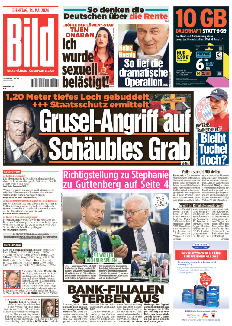 BILD Mai 14 2024 GER BILD Kitap Kapağı