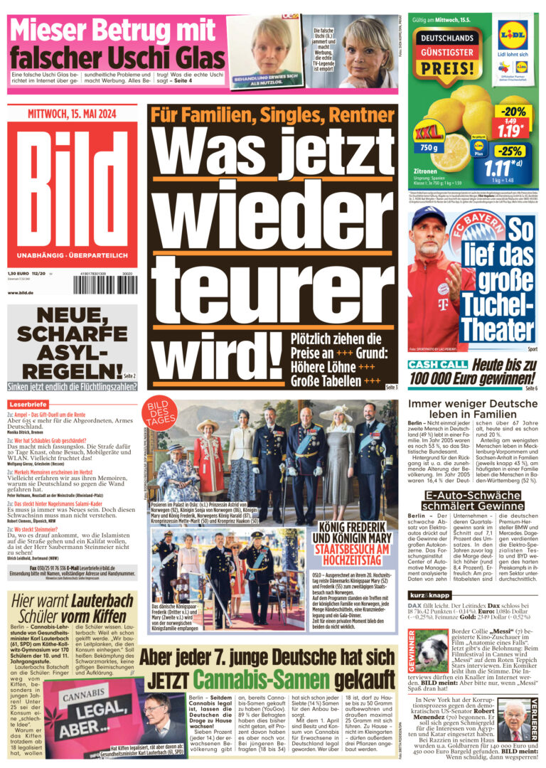 BILD Mai 15 2024 GER BILD Kitap Kapağı