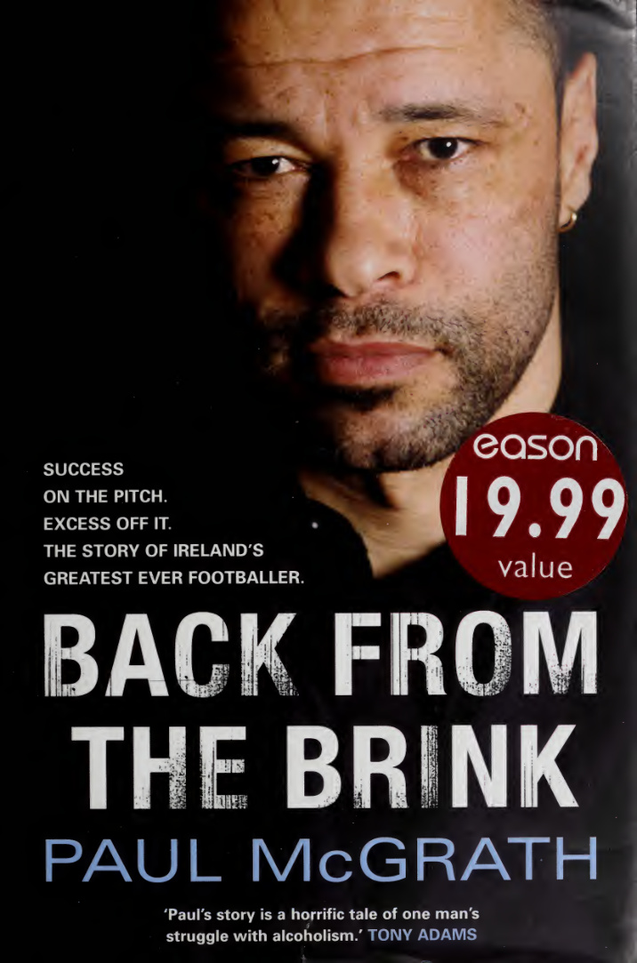 Back from the Brink Paul McGrath Kitap Kapağı