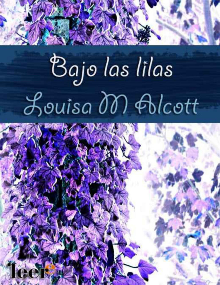 Bajo las lilas Spanish Alcott Louise May Kitap Kapağı