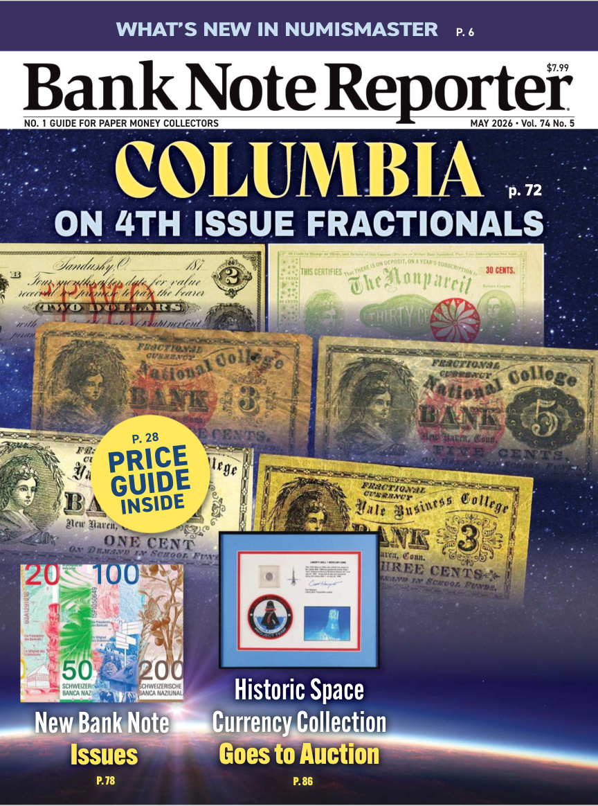 Bank Note Reporter - Vol. 74 No. 5 May 2026 PDF Download