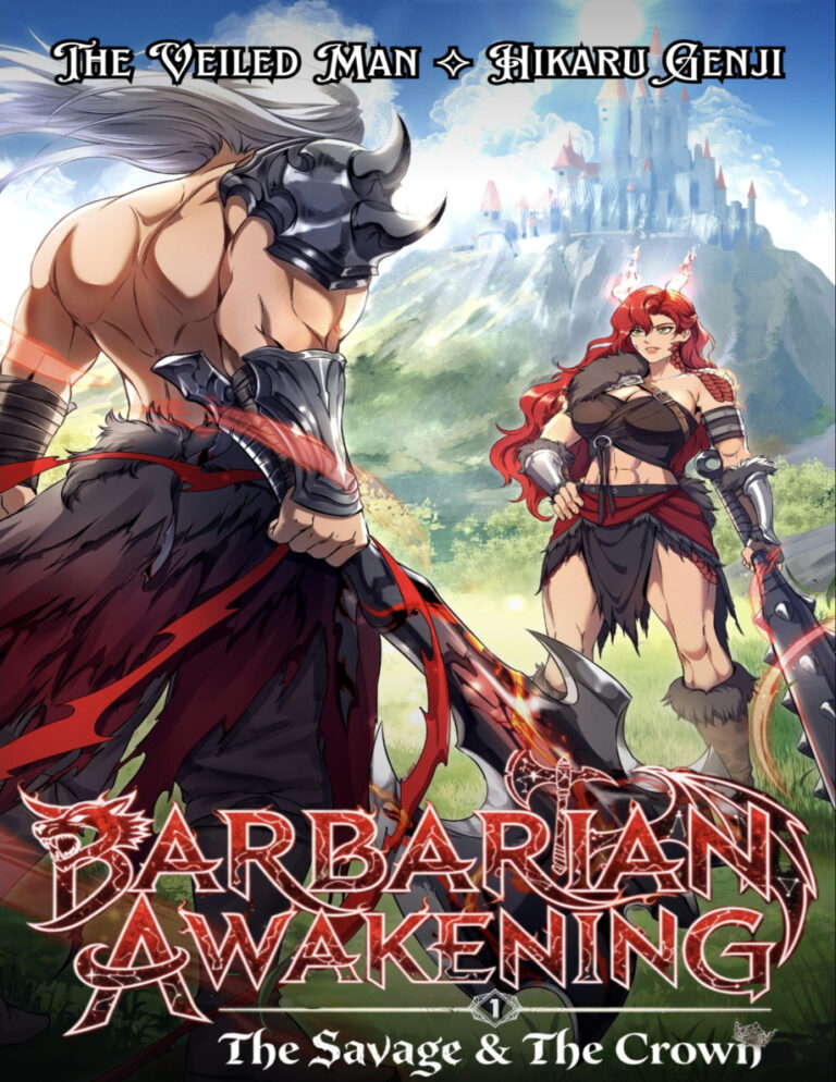 Barbarian Awakening The Savage and the Crown Hikaru Genji Kitap Kapağı