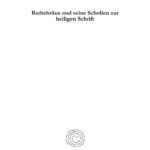 Barhebraus und seine Scholien zur heiligen Schrift German Edition Johann Gottsberger Kitap Kapağı