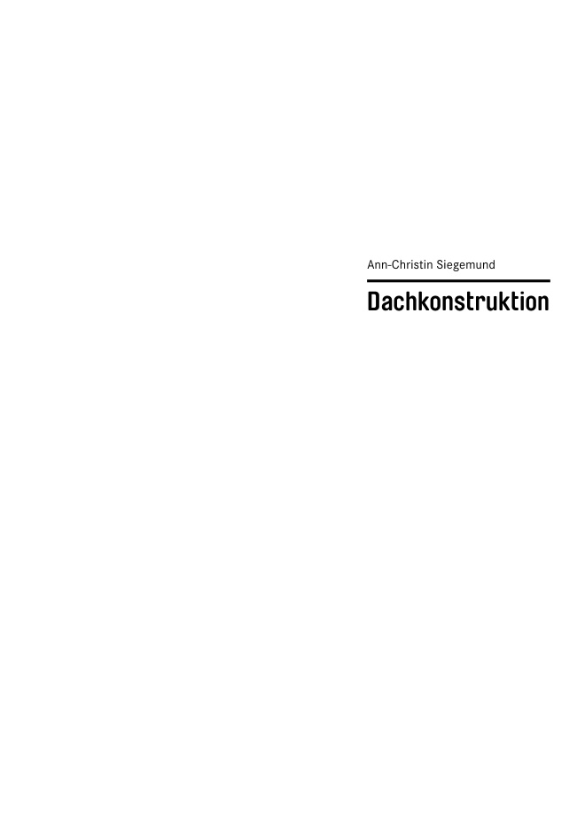 Basics Dachkonstruktion PDF Download