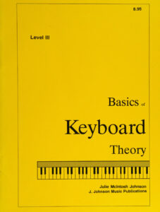 Basics of Keyboard Theory Level 3 Julie McIntosh Johnson Kitap Kapağı