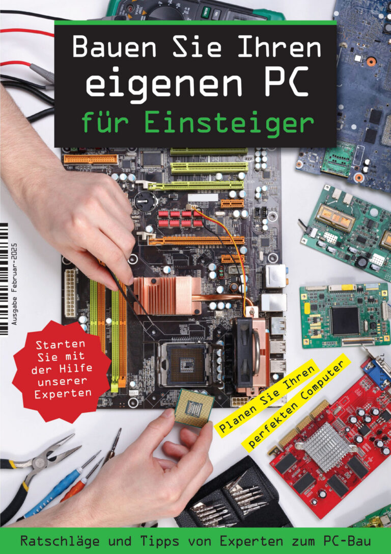 Bauen Sie Ihren eigenen PC fur Einsteiger Februar 2025 GER Bauen Sie Ihren eigenen PC fur Einsteiger Kitap Kapağı