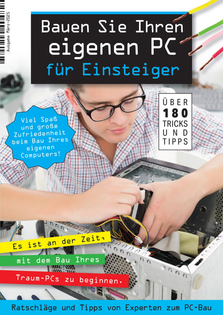 Bauen Sie Ihren eigenen PC fur Einsteiger Marz 2025 GER Bauen Sie Ihren eigenen PC fur Einsteiger Kitap Kapağı