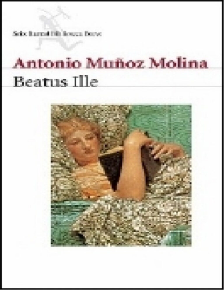 Beatus ille Spanish Munoz Molina Antonio Kitap Kapağı