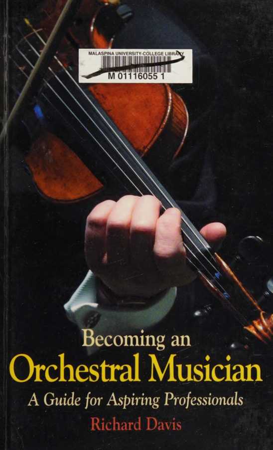 Becoming an Orchestral Musician A Guide for Aspiring Professionals Richard Davis Kitap Kapağı