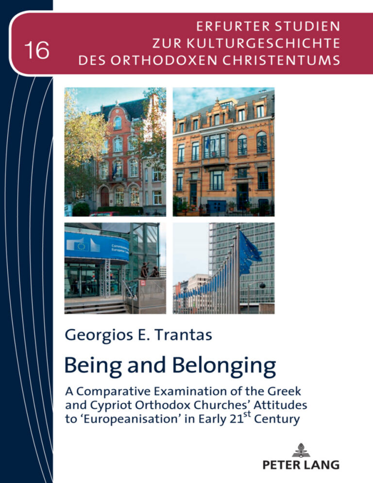 Being and Belonging German Edition Georgios Trantas Kitap Kapağı