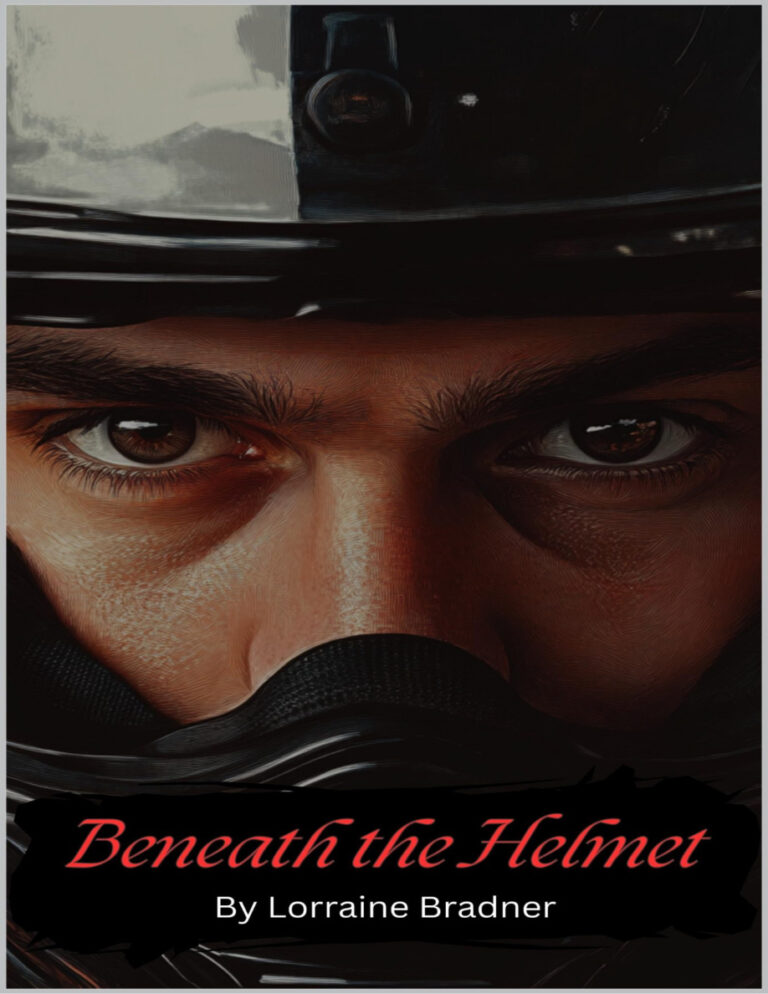 Beneath the helmet Lorranie bradner Kitap Kapağı