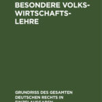 Besondere Volkswirtschaftslehre German Edition Paul Posener Kitap Kapağı
