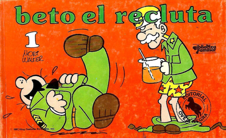 Beto El Recluta 1 Spanish Edition Mort Walker Kitap Kapağı