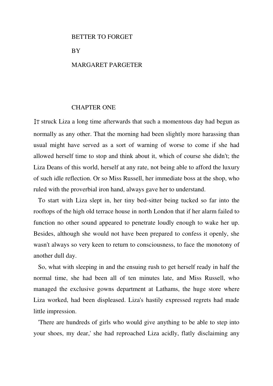 Better to Forget PDF Download