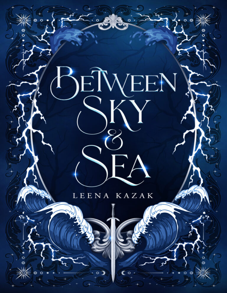 Between sky and sea Leena kazak Kitap Kapağı