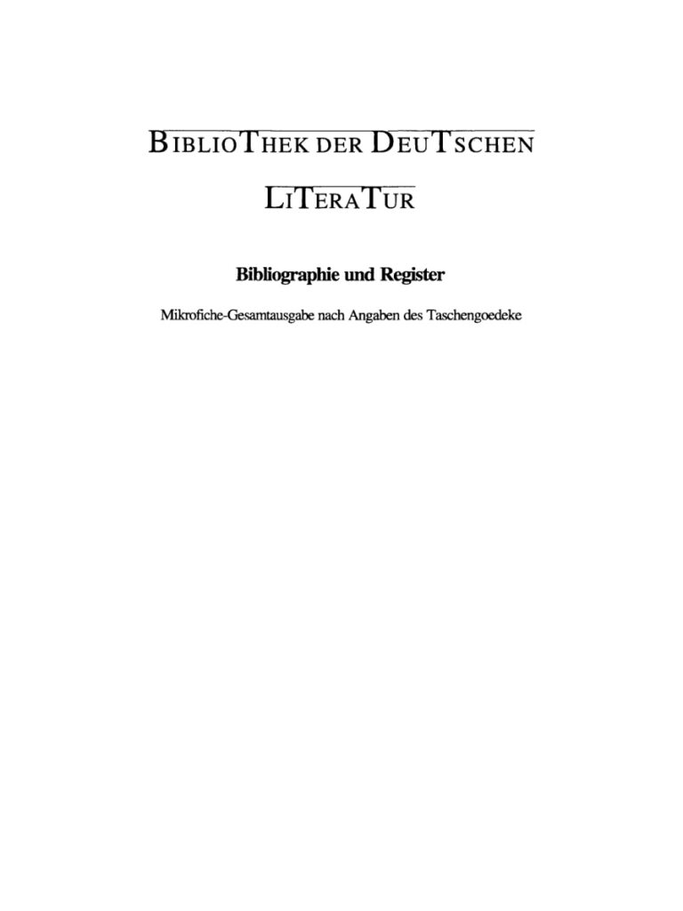 Bibliothek der Deutschen Literatur German Edition Axel Frey Kitap Kapağı