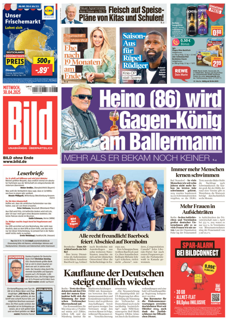 Bild April 30 2025 GER Bild Kitap Kapağı