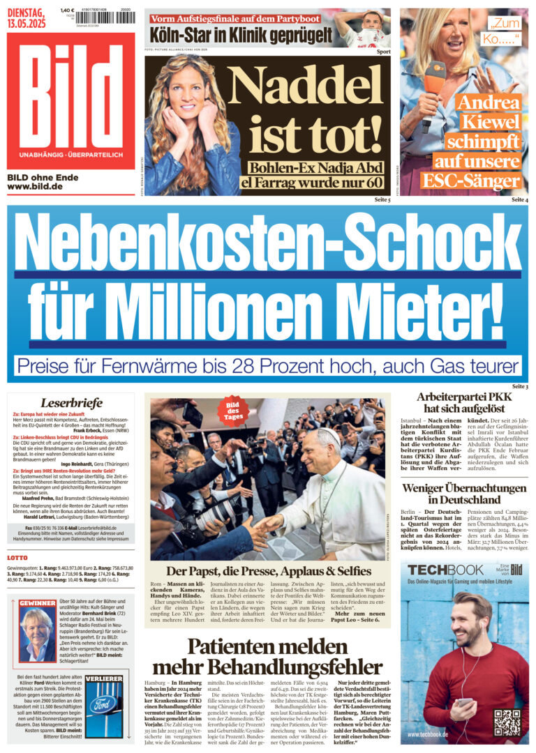 Bild Mai 13 2025 GER Bild Kitap Kapağı