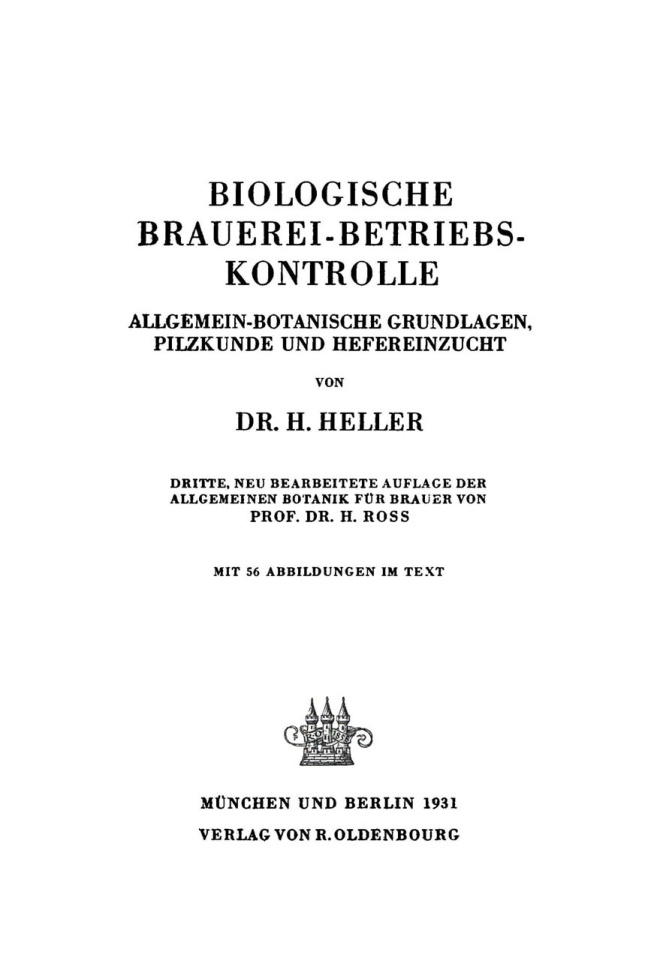 Biologische Brauerei Betriebs Kontrolle German Edition H Heller Kitap Kapağı