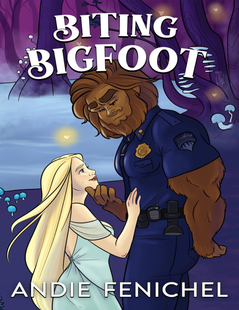 Biting Bigfoot Harmony Glen Andie Fenichel Kitap Kapağı