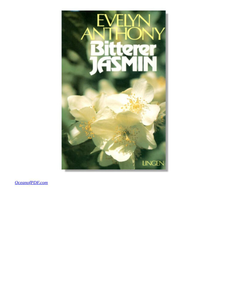 Bitterer Jasmin Anthony Evelyn Kitap Kapağı