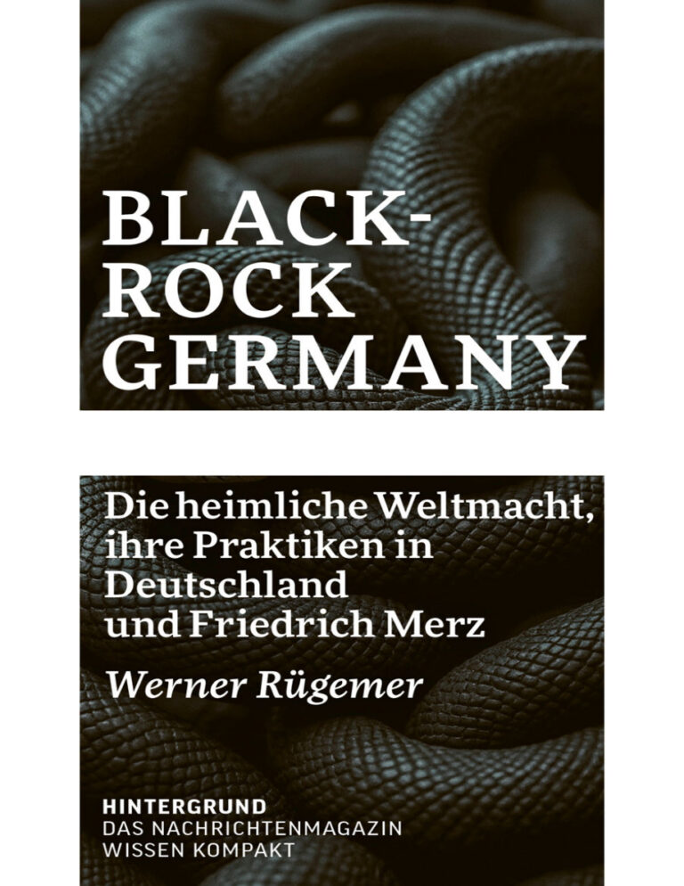BlackRock Germany German Edition Werner Rugemer Kitap Kapağı