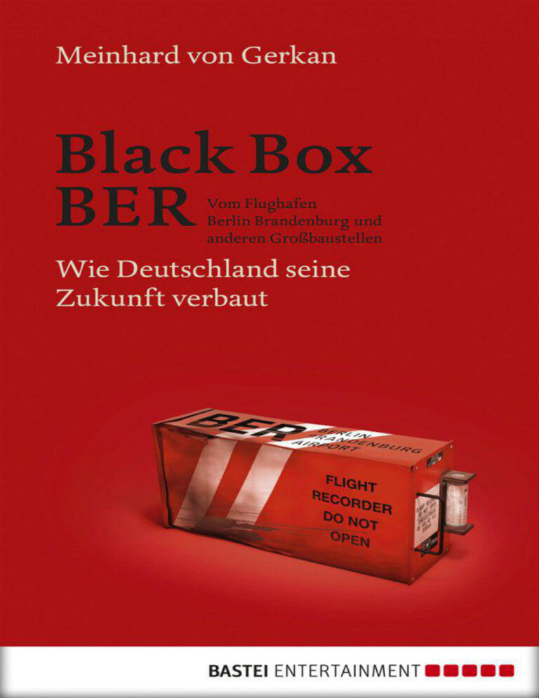 Black Box BER vom Flughafen Berlin Brandenburg und anderen Grossbaustellen German Edition von Gerkan Meinhard Kitap Kapağı