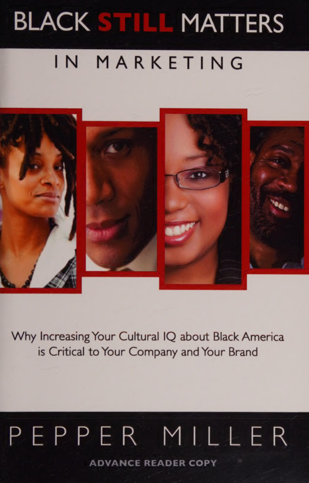 Black STILL Matters in Marketing Pepper Miller Kitap Kapağı