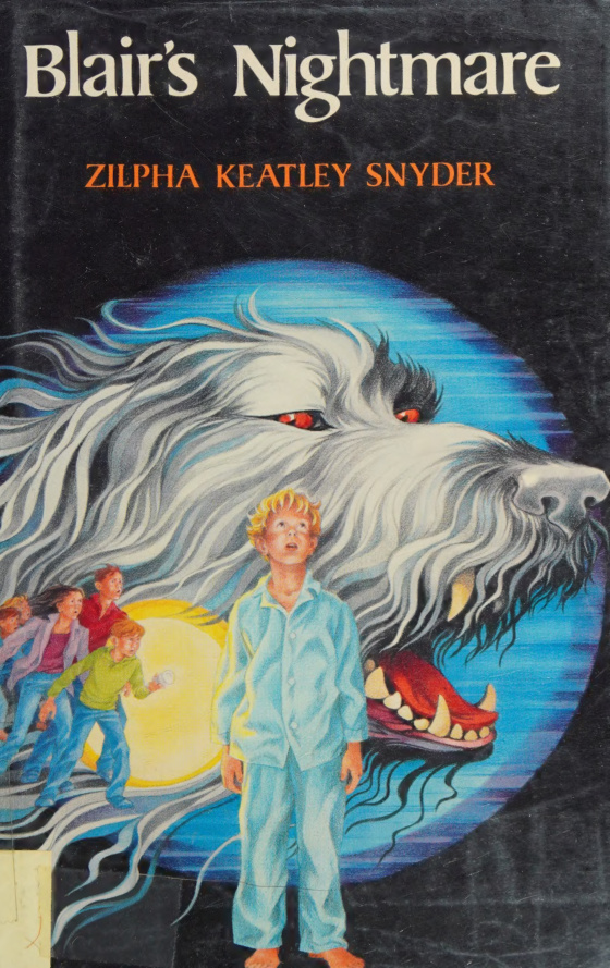 Blairs nightmare Zilpha Keatley Snyder Kitap Kapağı