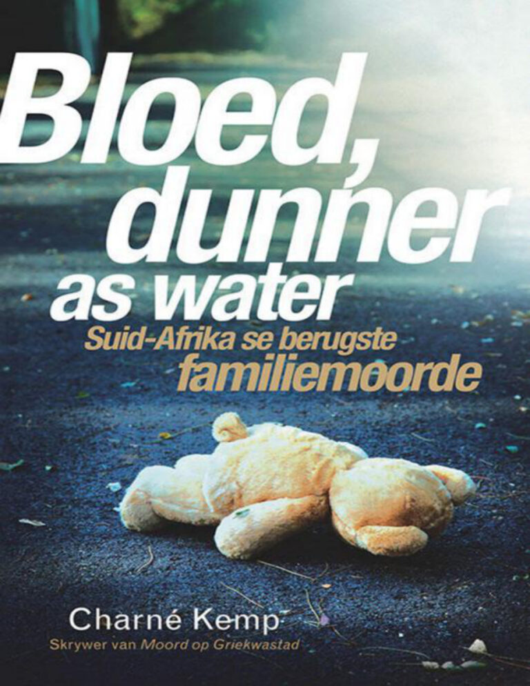 Bloed dunner as water Charne Kemp Kitap Kapağı