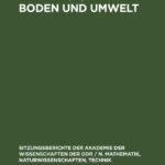 Boden und Umwelt German Edition Heinrich Scheel Kitap Kapağı