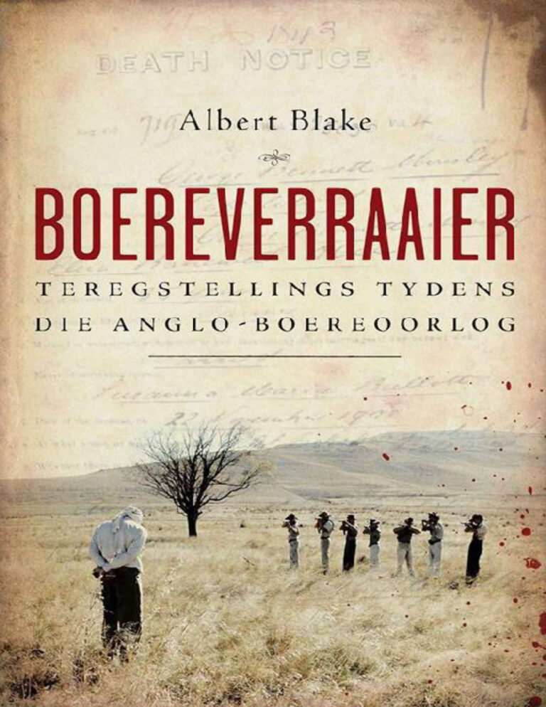Boereverraaier Albert blake Kitap Kapağı