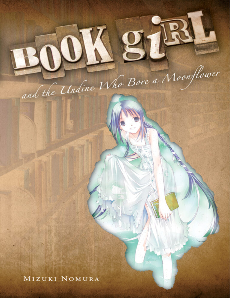 Book Girl and the Undine Who Bore a Moonflower Mizuki Nomura Kitap Kapağı