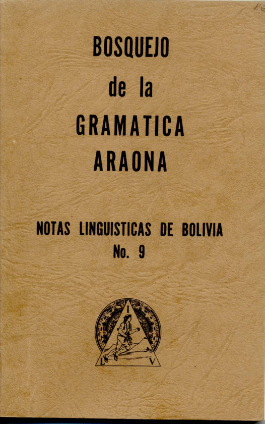 Bosquejo De La Gramatica Araona Spanish Edition Donald Pitman Kitap Kapağı