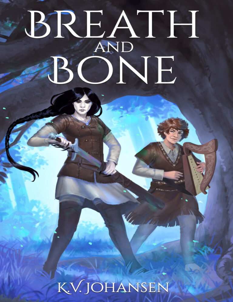 Breath and Bone K V Johansen Kitap Kapağı