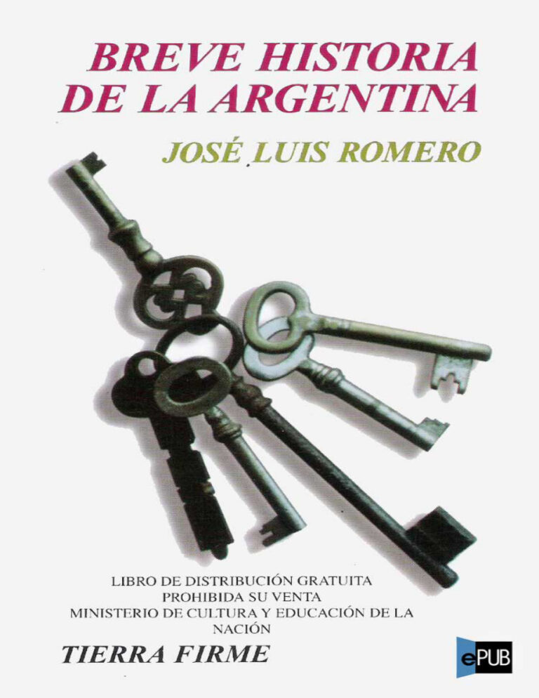 Breve historia de la Argentina Jose Luis Romero Kitap Kapağı