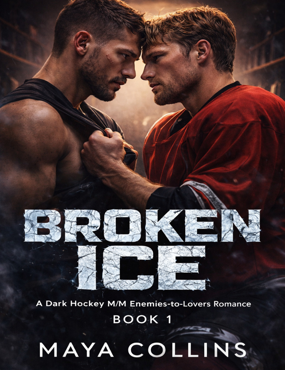 Broken ice Maya collins Kitap Kapağı