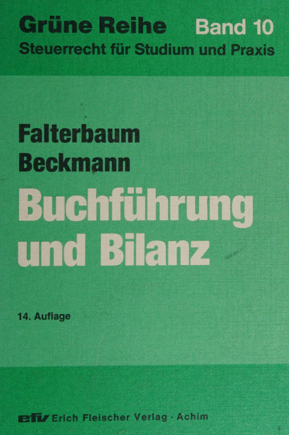 Buchfuhrung und Bilanz German Edition Falterbaum Kitap Kapağı
