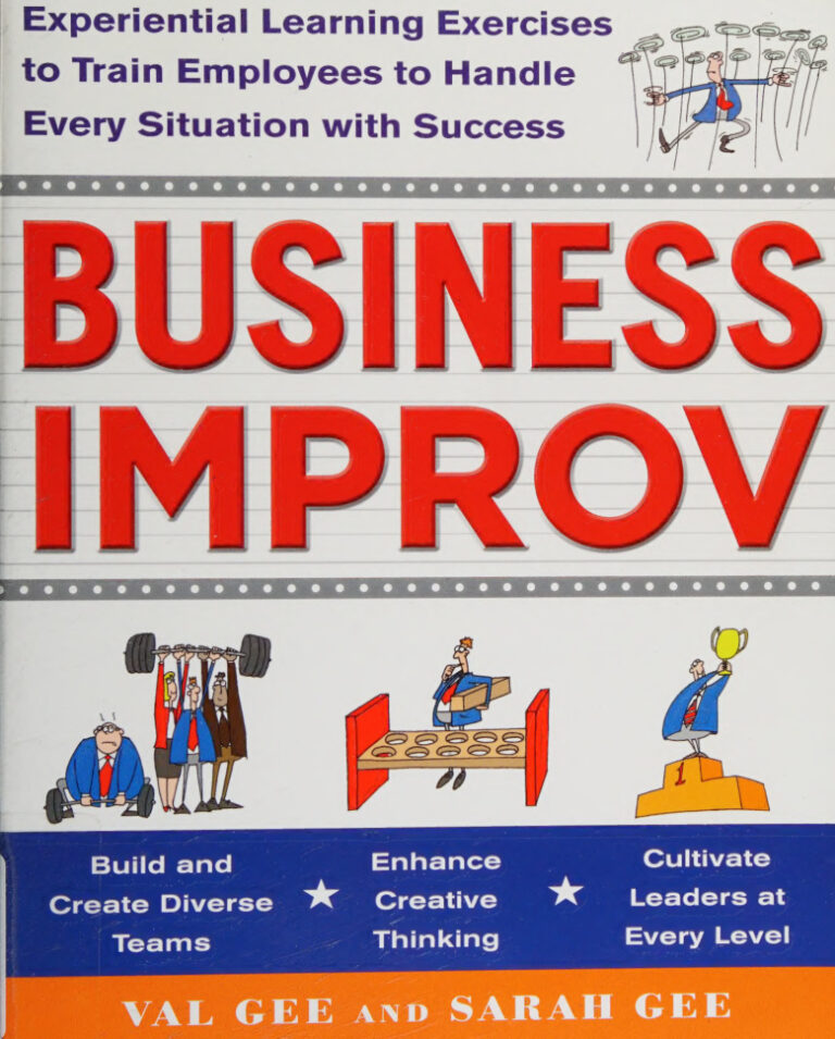 Business Improv Sarah Gee Kitap Kapağı
